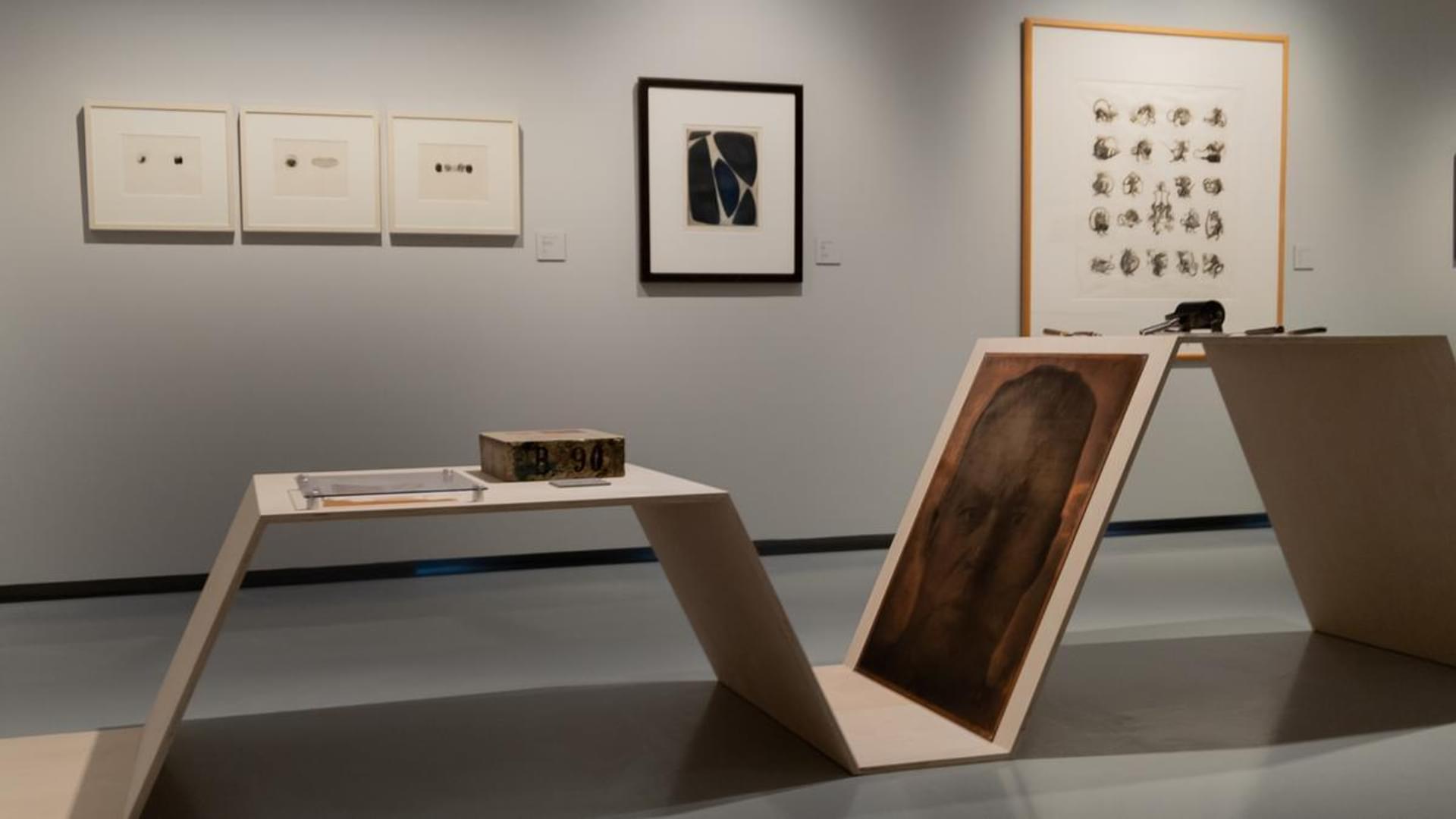"Avtrykk – Norske Grafikere 100 år" utstillingen, foto: Nordnorsk Kunstmuseum | Kjetil Rydland