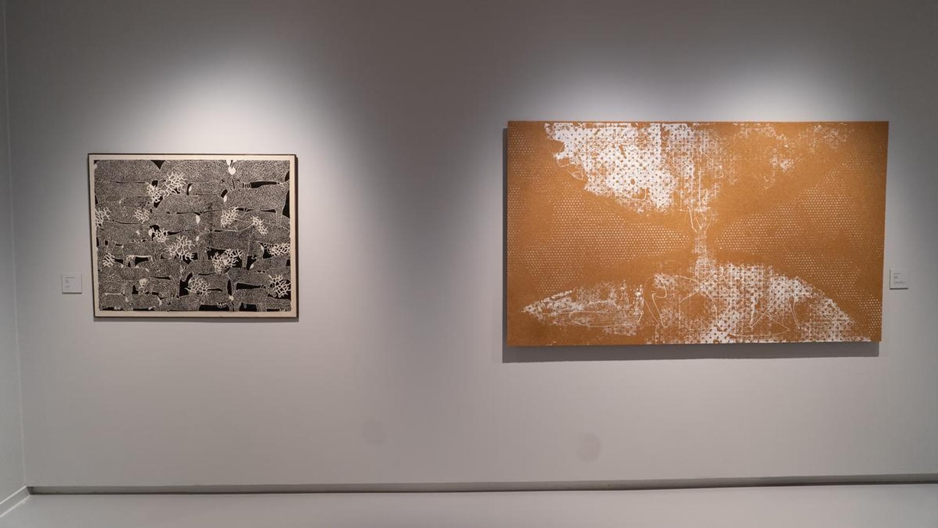 Herleik Kristiansens «Reinflokk» og Knut Fjørtofts «Petrarommet», foto: Nordnorsk Kunstmuseum | Kjetil Rydland