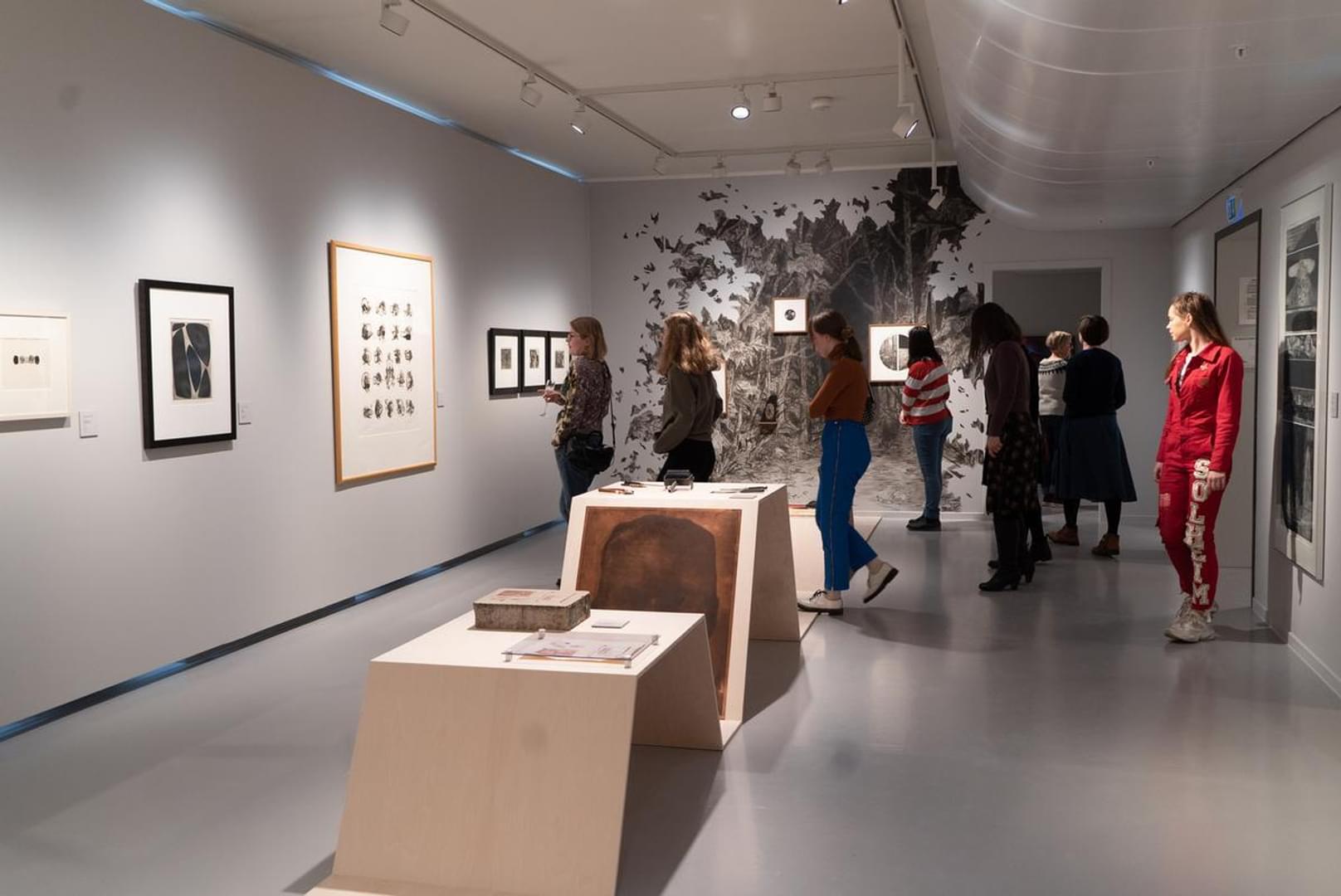 "Avtrykk – Norske Grafikere 100 år" utstillingen, foto: Nordnorsk Kunstmuseum | Kjetil Rydland
