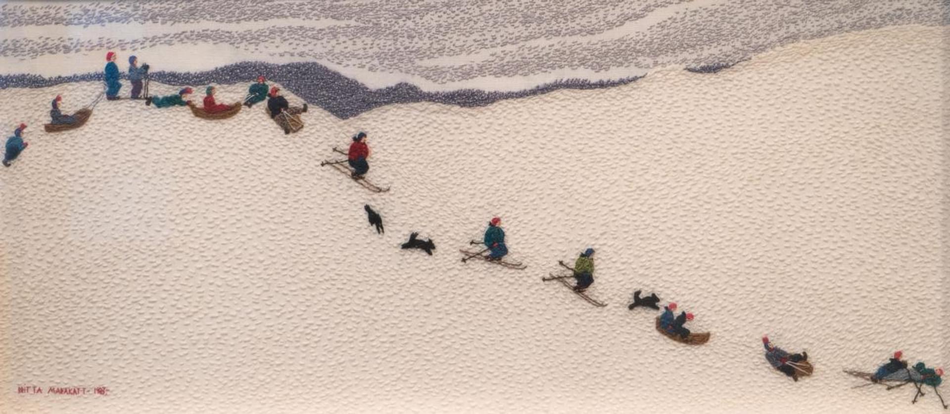 Britta Maraktt-Labba, "Stoahkan" (Lek), foto: Nordnorsk Kunstmuseum | Kjetil Rydland