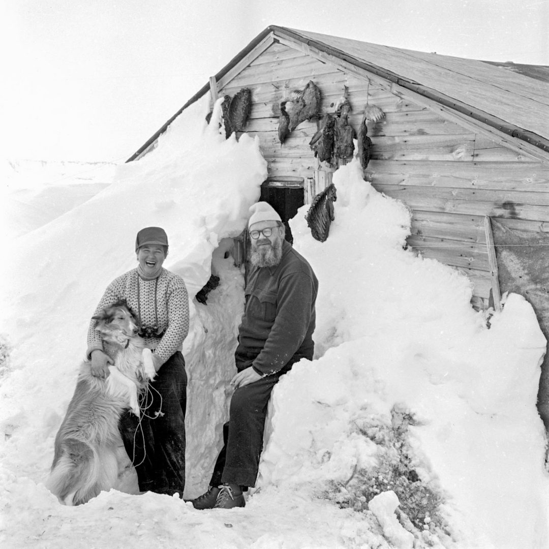 Bildet fra tstillingen: "Tidslag - hverdagsliv på svalbrd" på Nordnorsk Kunstmuseum i Tromsø